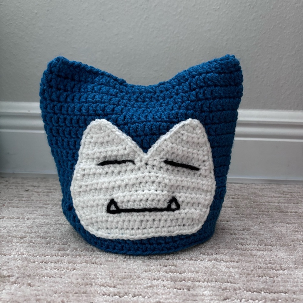 Snorlax Crochet Hat